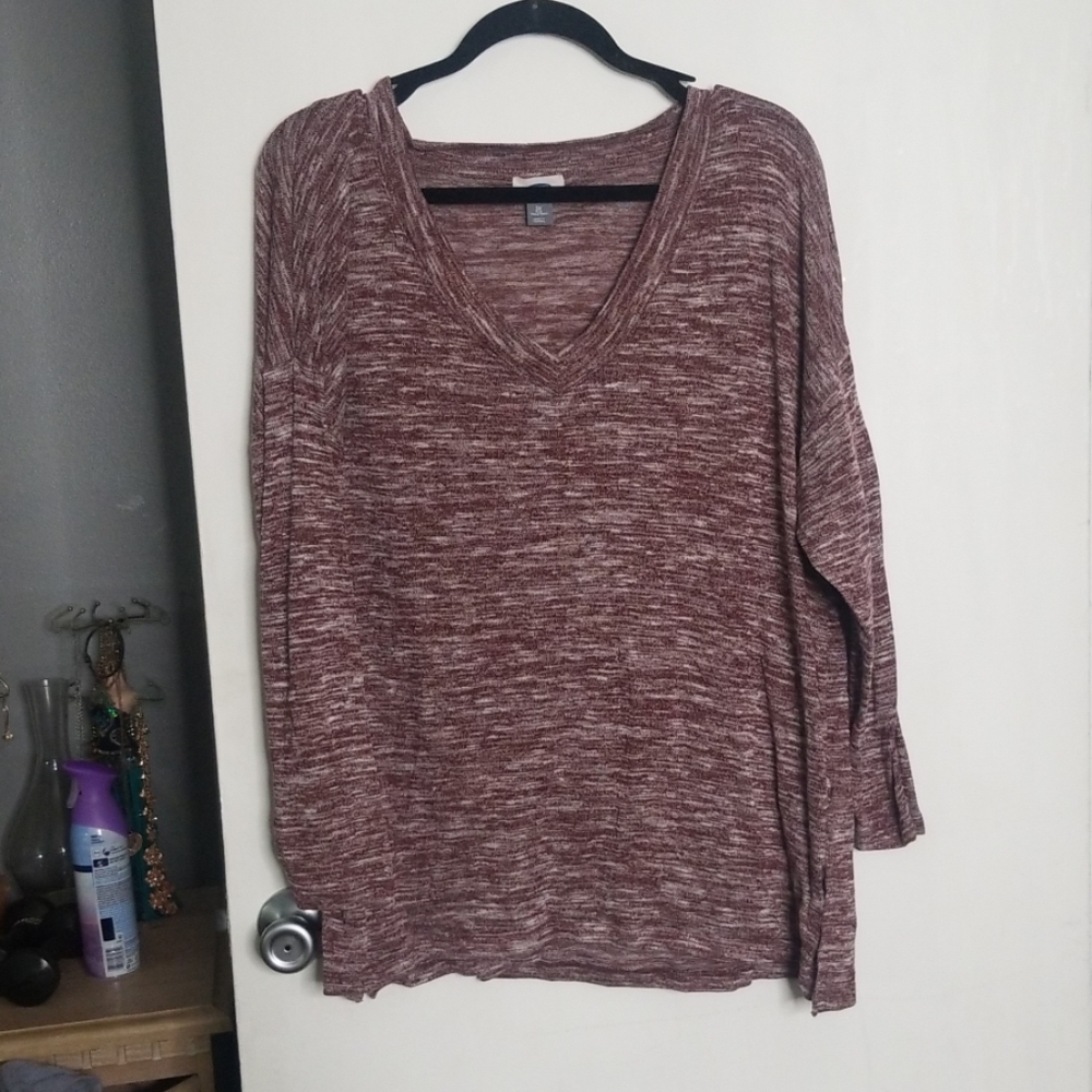 Old navy 2x red long sleeve shirt